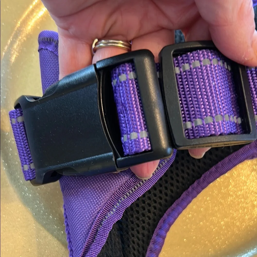 Dog Harness Size Large; NWOT; Purple Color; Perfect Condition!